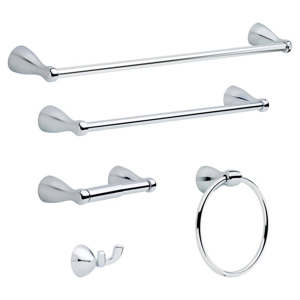 Delta Foundations Towel Ring in Chrome FND46-PC