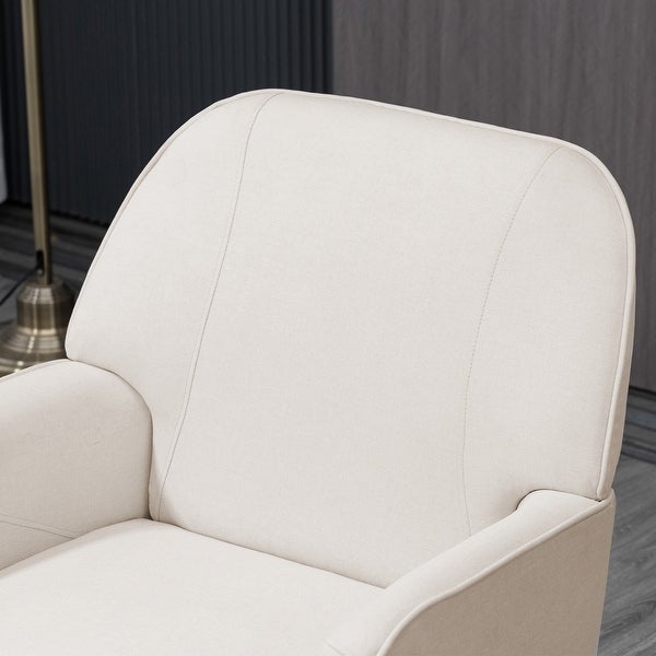 Upholstered Modern Arm Accent Chair