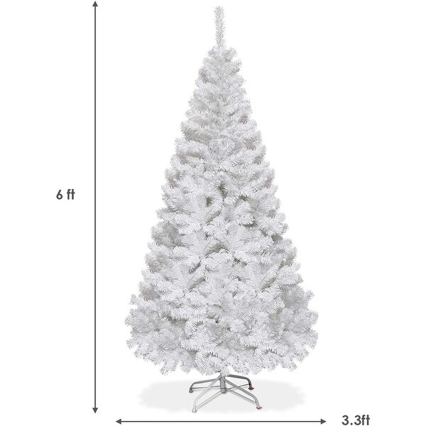 6ft Artificial Christmas Tree with 650 PVC Branch Tips