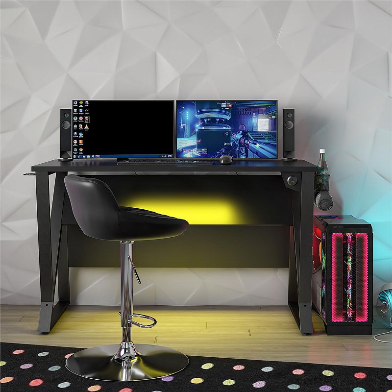 NTense Genesis Adjustable LED Gaming Desk