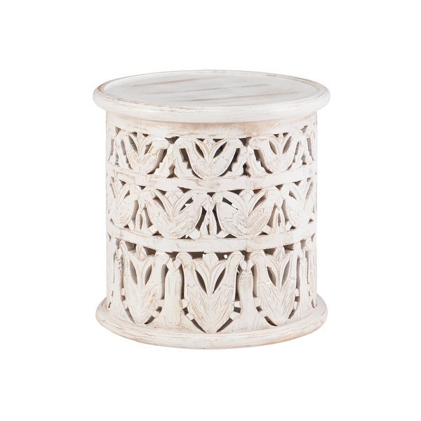 Jamey Boho Round Side End Table