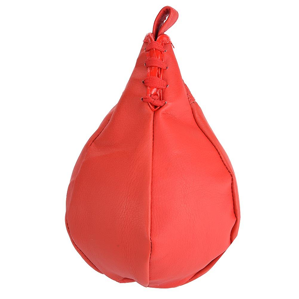 Inflatable Boxing Speed Ball Hanging Bag Mma Punching Training Exercise Equipment(red)