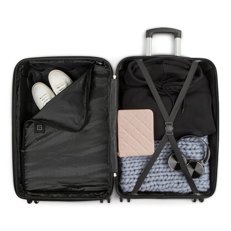 Stone Mountain Diamonds 3-Piece Hardside Spinner Luggage Set