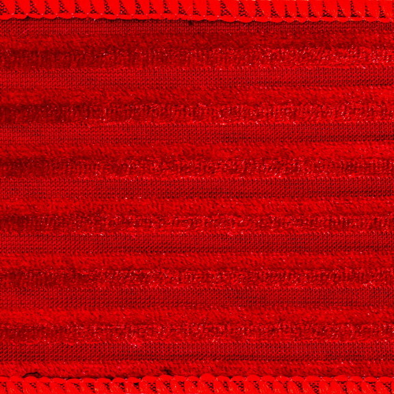 Vickerman 2.5x10yd Stripe Mesh/Velvet Ribbon