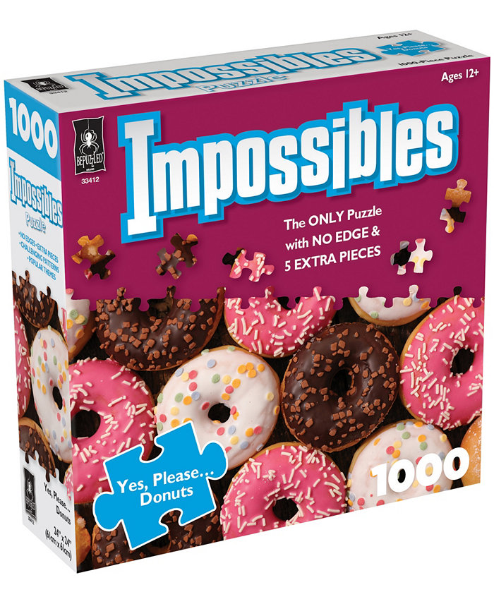 BePuzzled Impossible Puzzle - Yes  Please Donuts - 1000 Piece