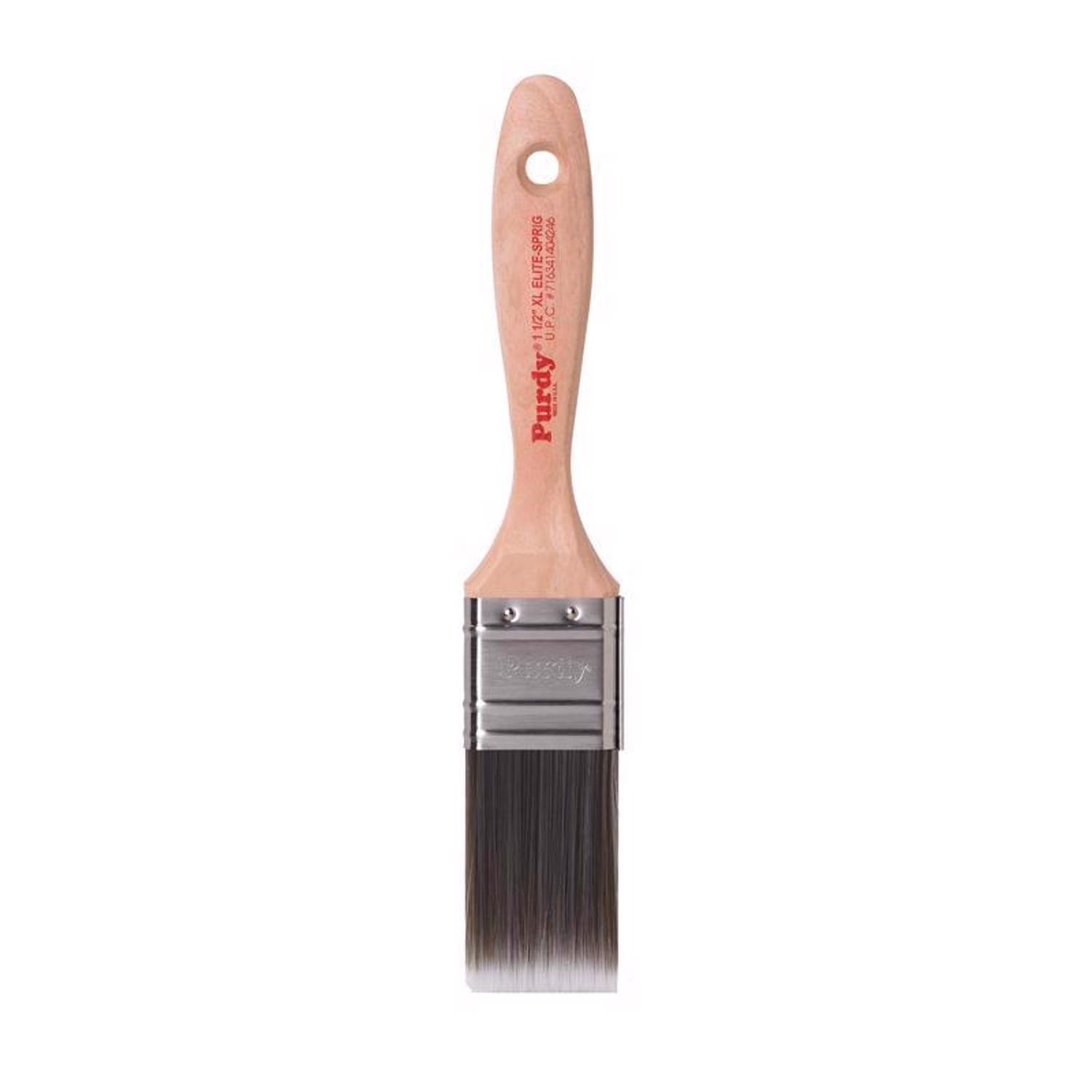 Purdy XL Elite Sprig 1-1/2 in. Stiff Flat Trim Paint Brush