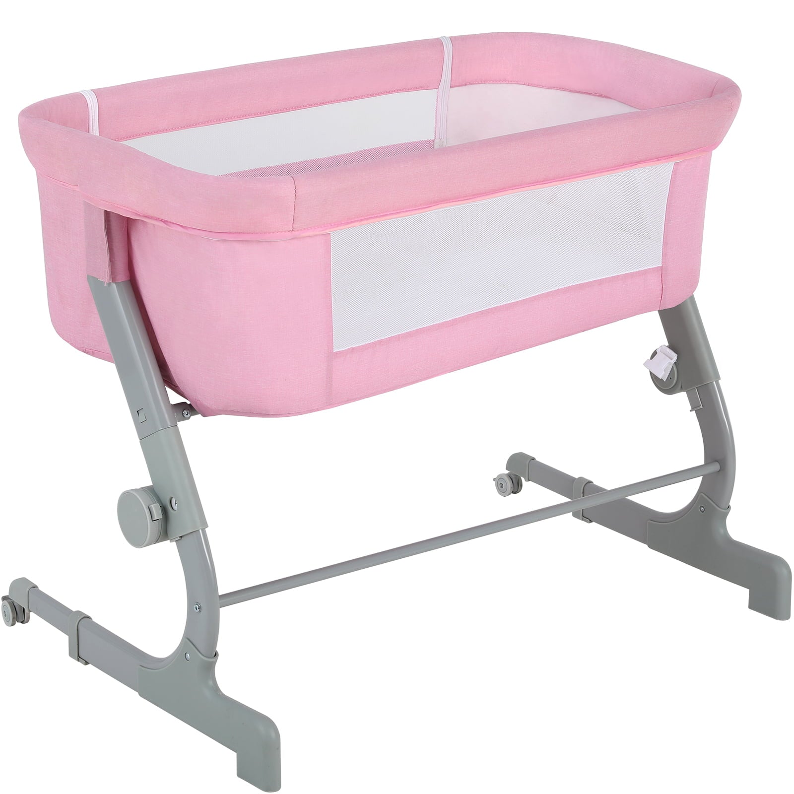 Increkid Baby Bassinet for Infant, Adjustable Portable Bedside Crib