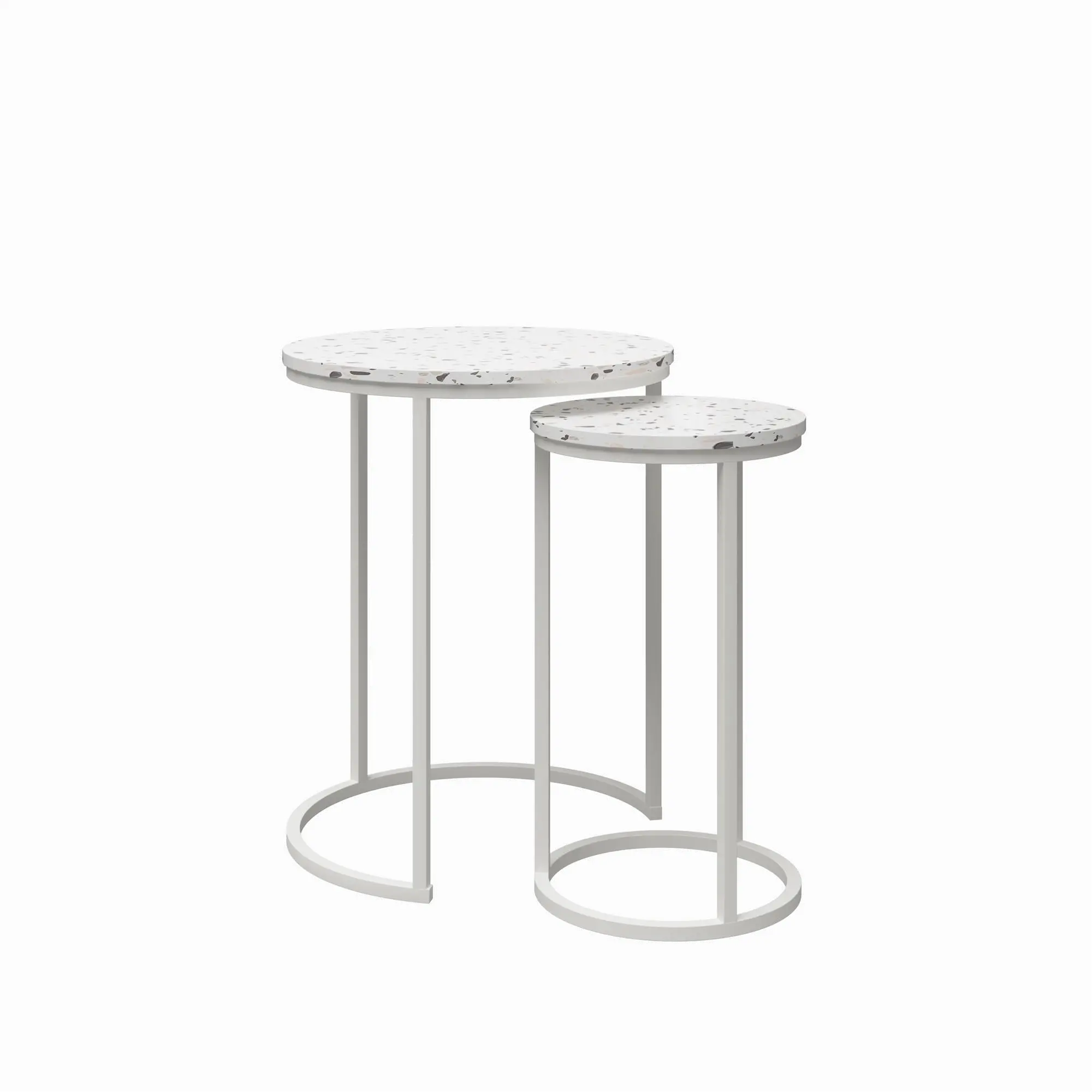 Amelia Terrazzo Nesting End Tables