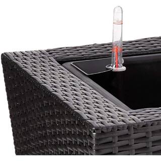 DMC Vista 22 in. Square Resin Wicker Planter 78379