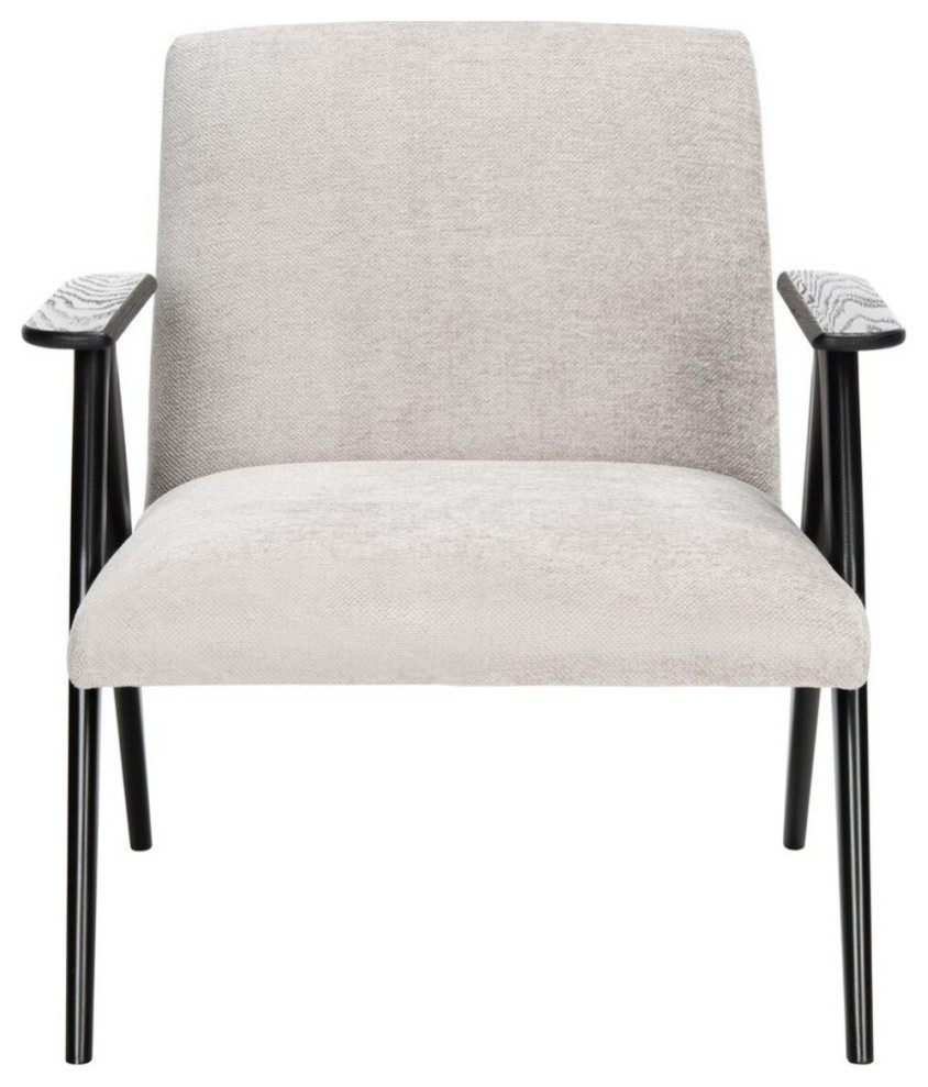 Marilyn Chenille Accent Chair  Gray   Midcentury   Armchairs And Accent Chairs   by Rustic Home Furniture Deco  Houzz