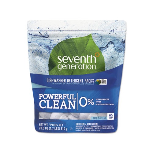 Seventh Generation Natural Dishwasher Detergent Concentrated Packs  SEV22897