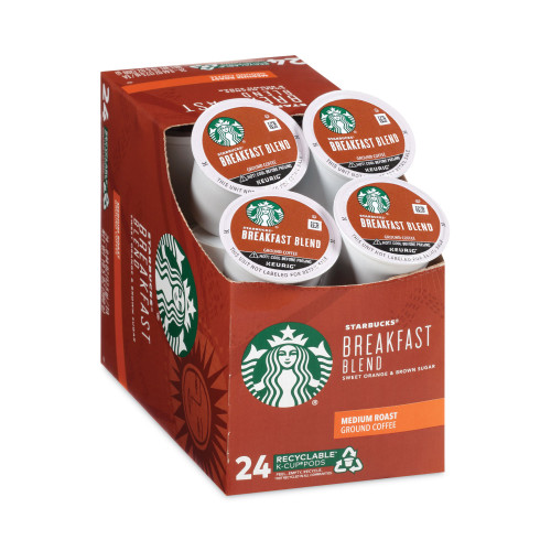 Starbucks Breakfast Blend K-Cups， 24/Box (011111157)