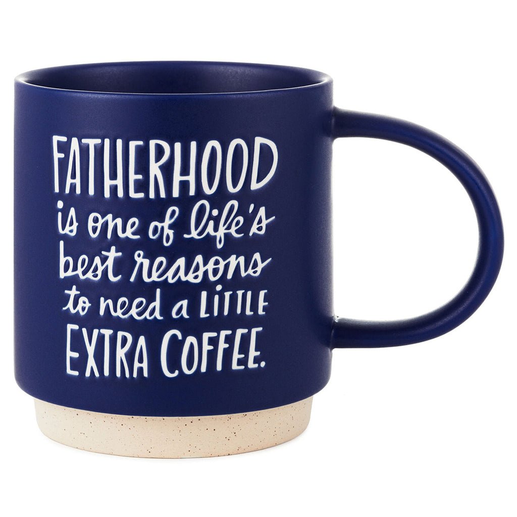 Hallmark  Fatherhood Extra Coffee Funny Mug, 16 oz.