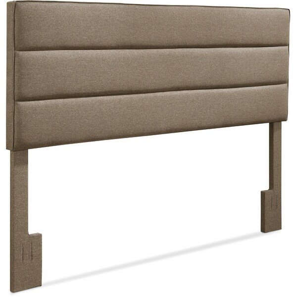 Serta Palisades Upholstered Headboard， King Size， Brown - - 21827970