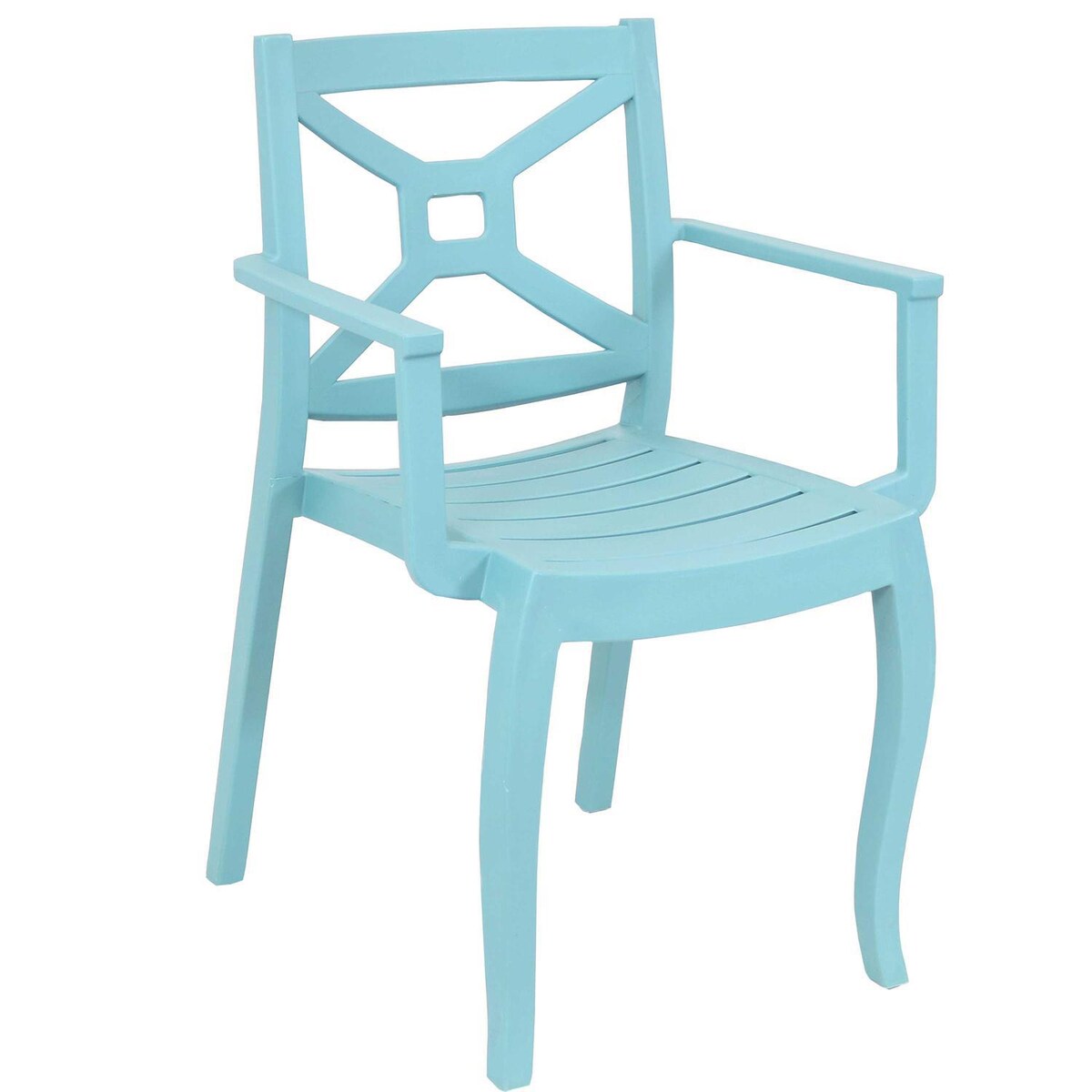 Ultimate Patio Plastic Outdoor Arm Chair