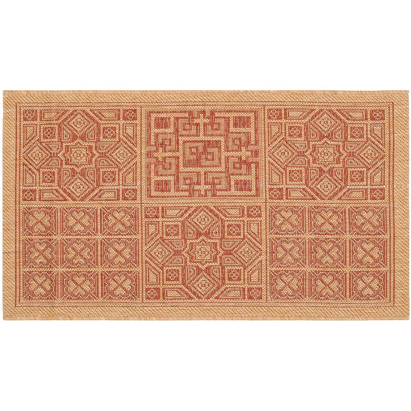 Safavieh Courtyard Tile Indoor Outdoor Patio Rug