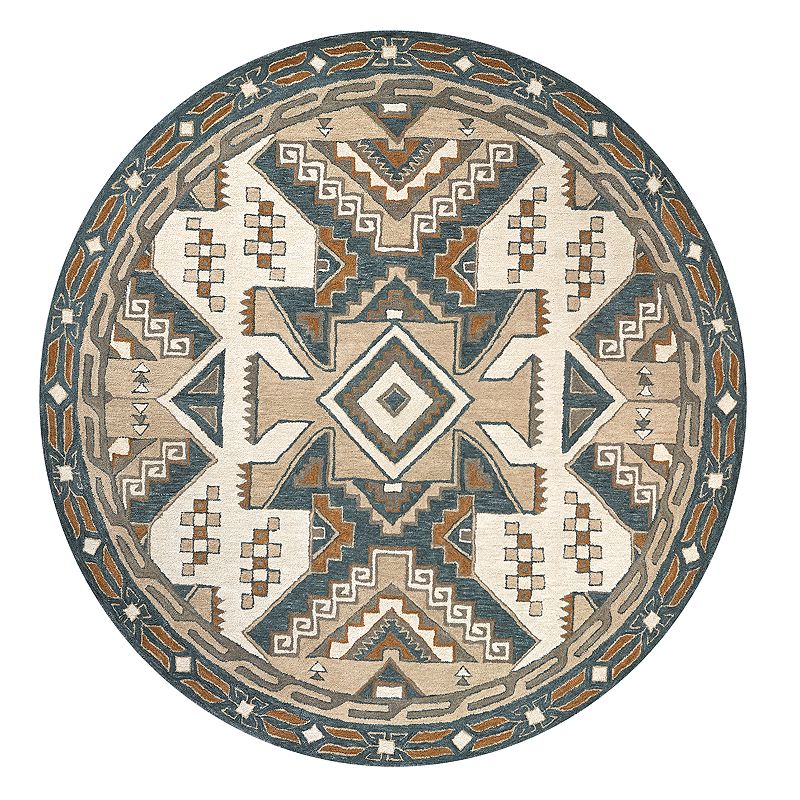 Rizzy Home Alexandra Southwest Collection Geometric Rug