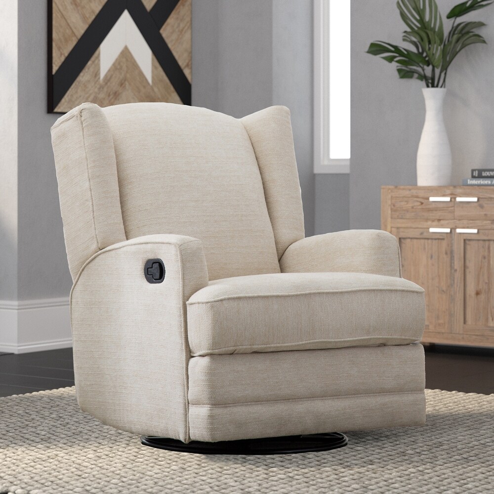 Glider Recliner Swivel Wingback Chair Smooth reclining Massage Chairs