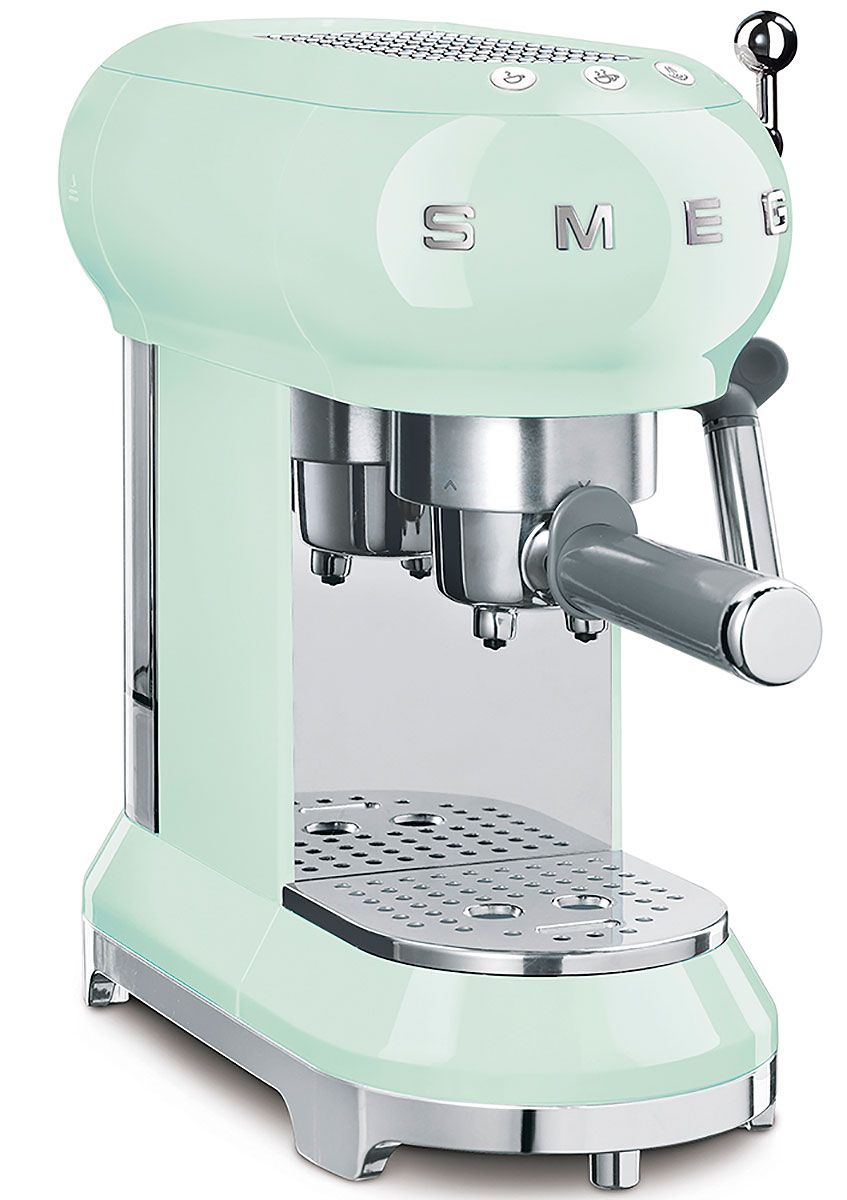 Smeg 50's Retro Style Pastel Green Espresso Machine