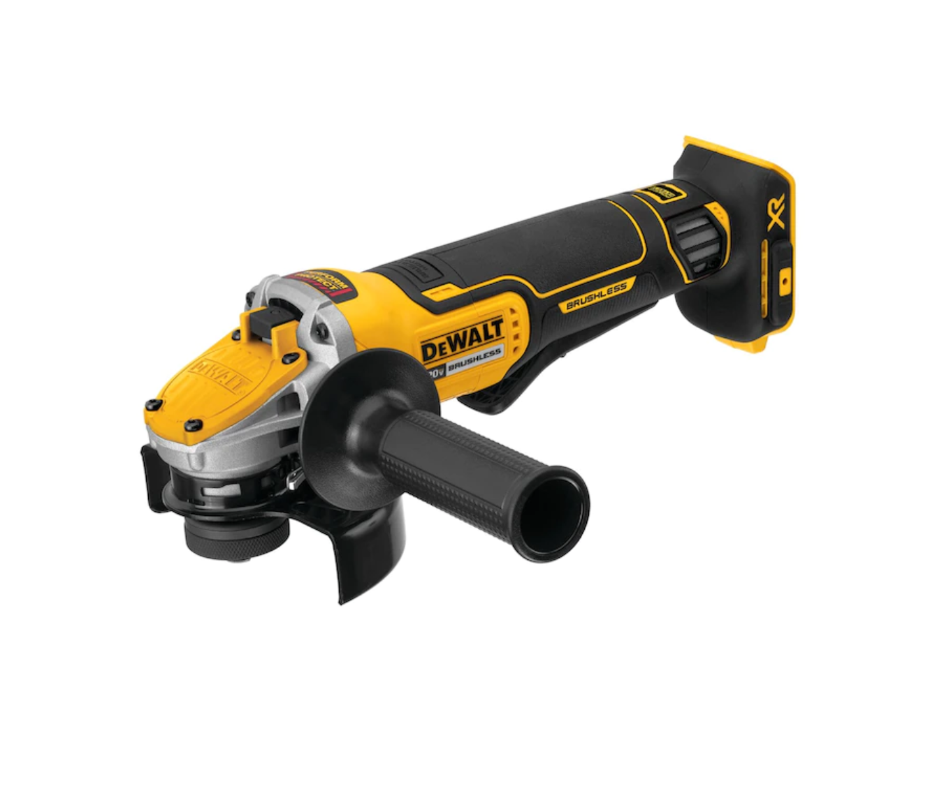 DEWALT DCG415B XR POWER DETECT 4.5-in 20-Volt Max Paddle Switch Brushless Cordless Angle Grinder