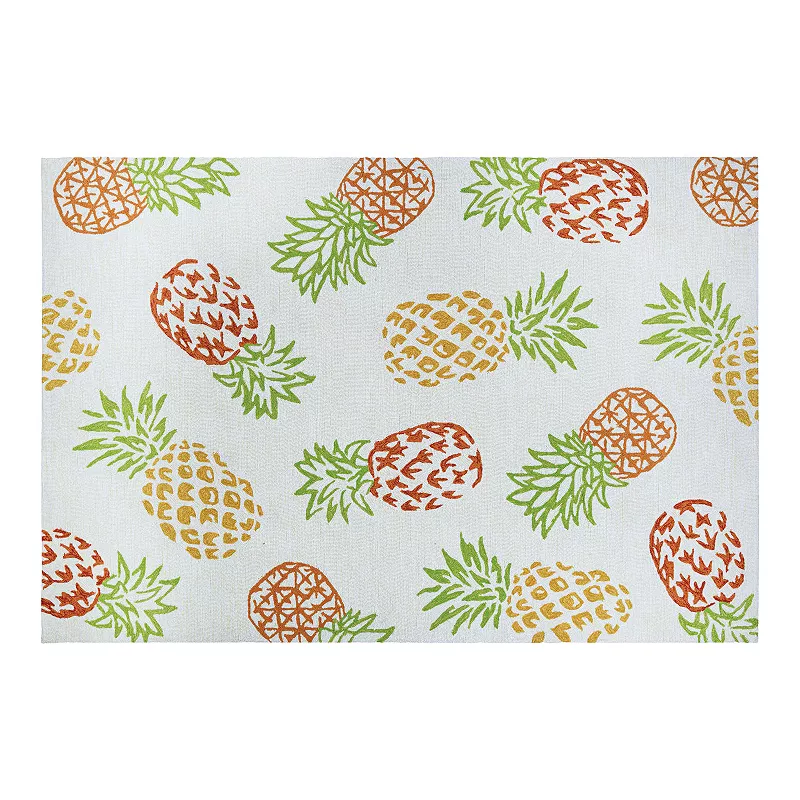 Couristan Covington Pineapples Indoor Outdoor Area Rug