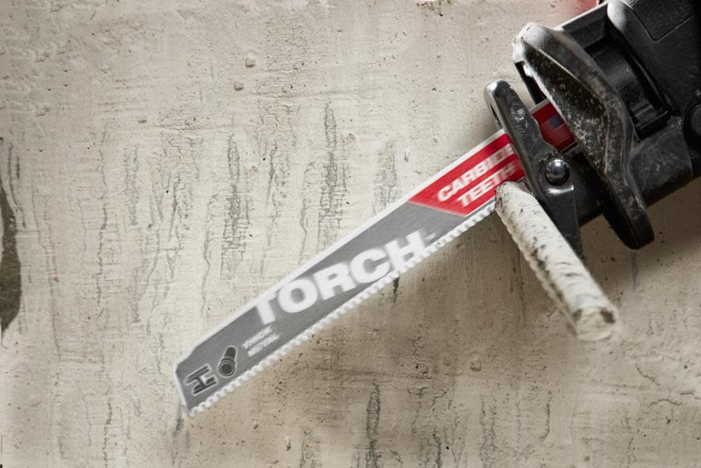 Milwaukee 9 in. 7TPI THE TORCH Carbide Teeth SAWZALL Blade 48-00-5202 from Milwaukee