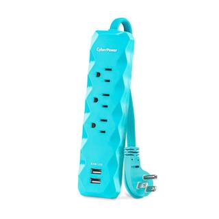 CyberPower 3 ft. 3-Outlet 2-USB Surge Protector P303UMT