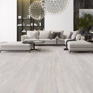 ACQUA FLOORS Wild Silverthorne 20 MIL x 7.2 in. W x 48 in. L Click Lock Waterproof Luxury Vinyl Plank Flooring (28.8 sqftcase) AF55651