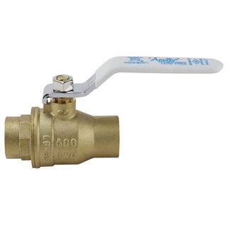 Apollo 34 in. Lead Free Brass SWT x SWT Ball Valve 94ALF20401A