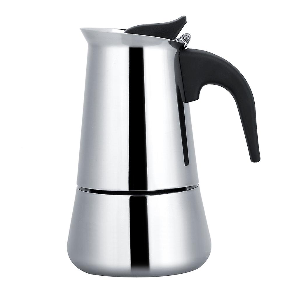 Portable Stainless Steel Coffee Pot Moka Espresso Maker Mocha Pot (450ml)