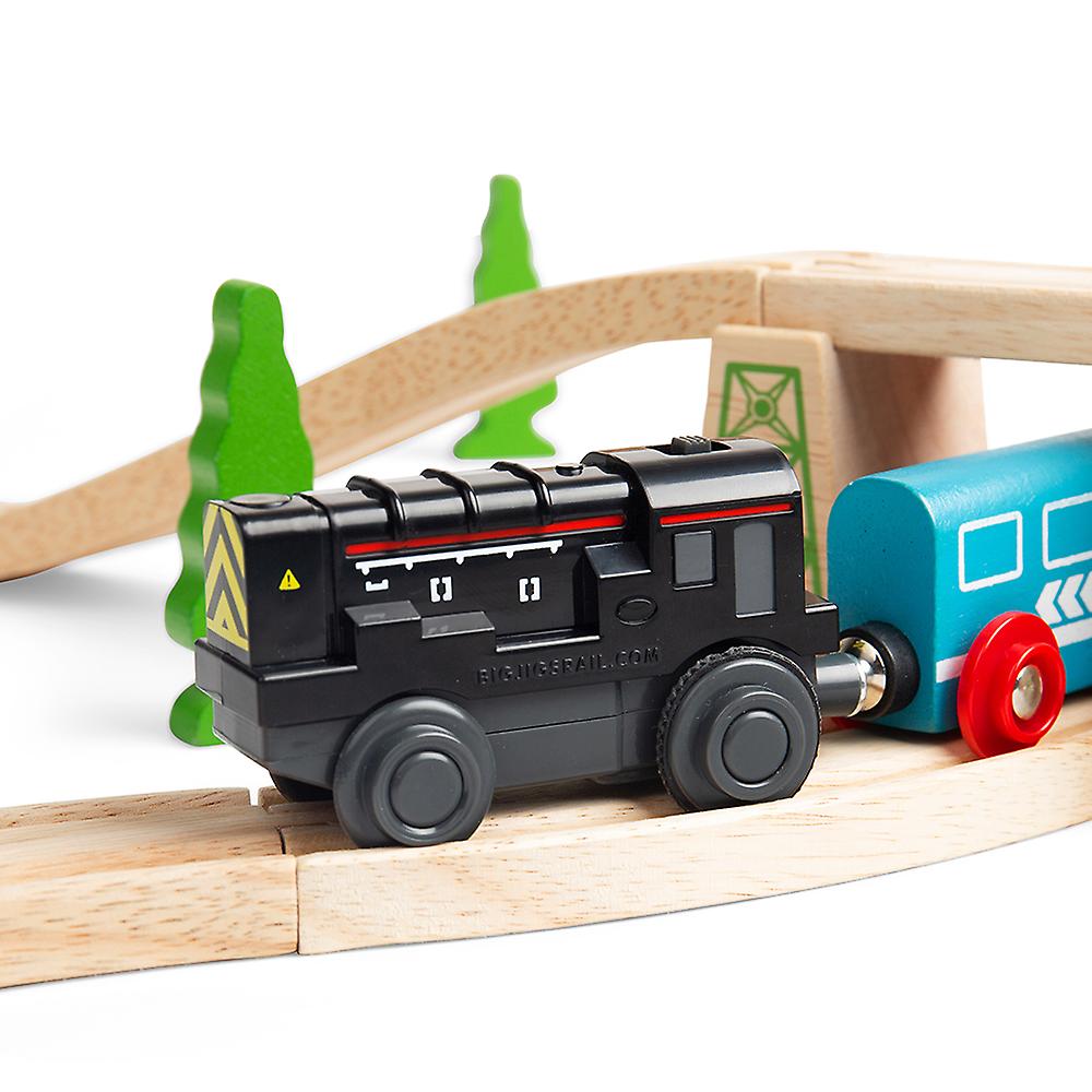 Bigjigs Rail Battery Operated Diesel Shunter - Battery Train For Kids Aged 3+