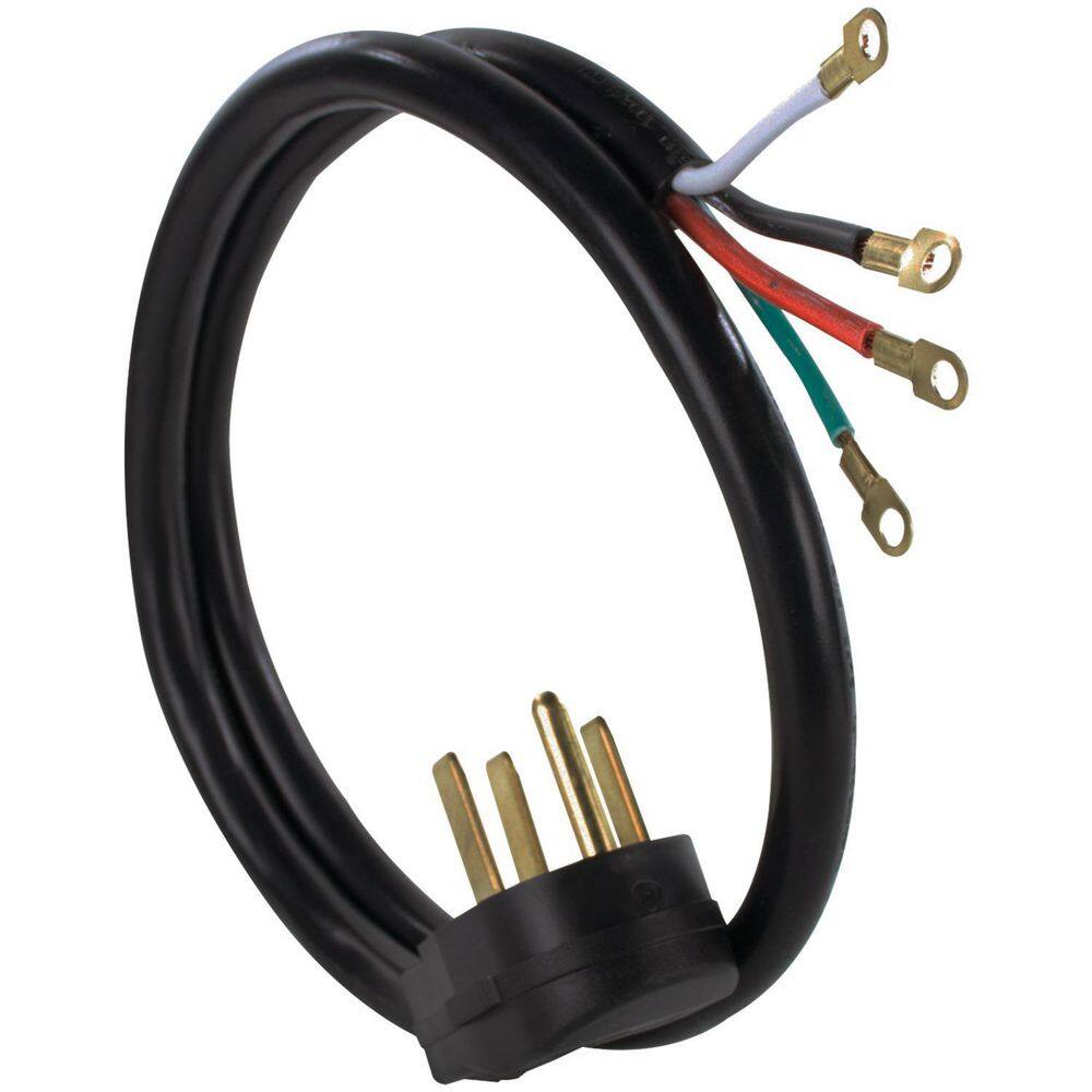 CERTIFIED APPLIANCE ACCESSORIES 4 ft. 84 4-Wire Eyelet 50 Amp Range Cord 90-2080