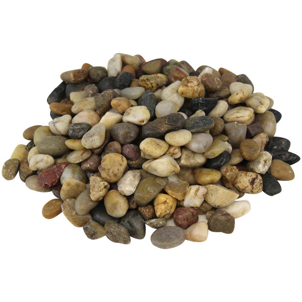 Rain Forest 0.5 in. to 1.5 in. 20 lb. Small Mixed Grade A Polished Pebbles RFMXPA1-20