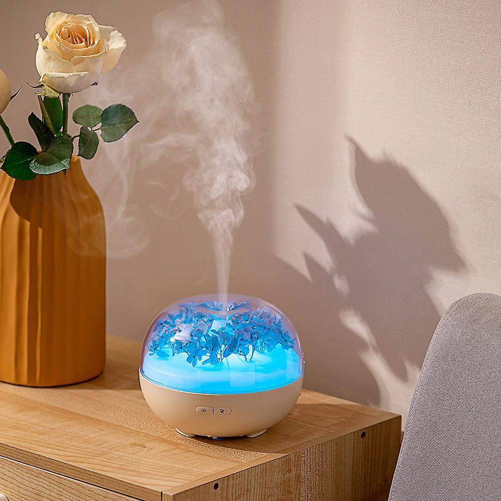 180ml Aroma Essential Oil Diffuser Eternal Flower Air Humidifier Aromatherapy Quiet Humidificador With Colorful Led Night Lamp