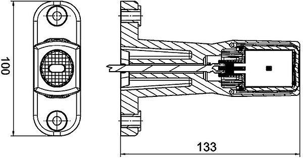 Marker Light Auxiliary Lamp Lateral Mounting LED 24V