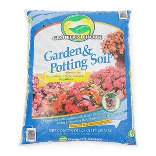Pure Beauty Farms Grower's Choice Garden Potting Soil Sunpatien New Guinea Impatien 1.25 cu. ft. Flowering Mix DC125SOILIMPMIX