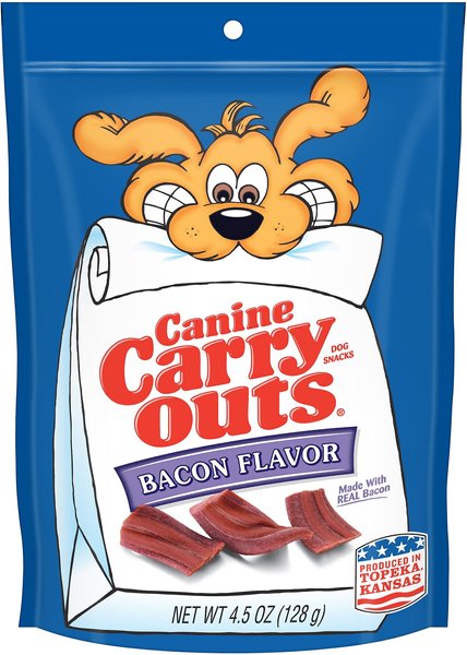 Canine Carry Outs Bacon Flavor Dog Treats