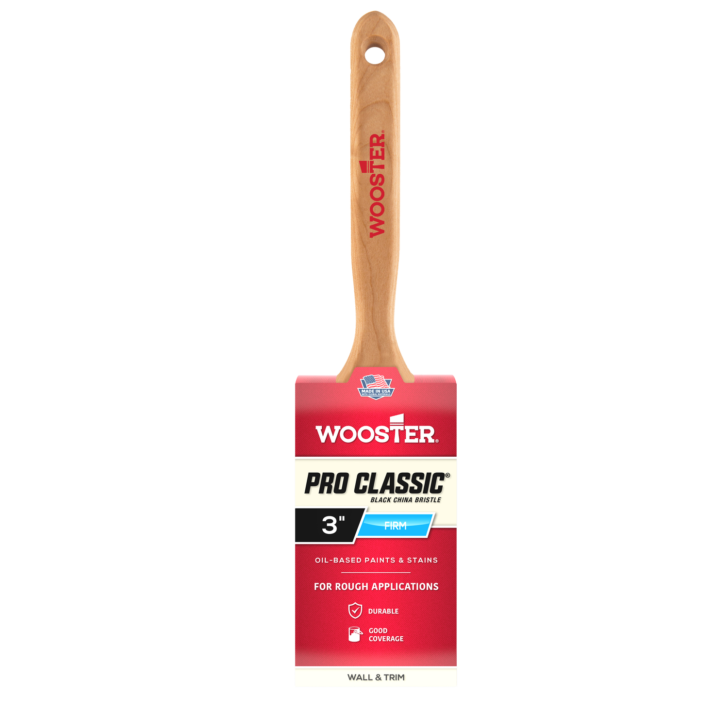 Wooster Cutter 3 in. Flat Paint Brush