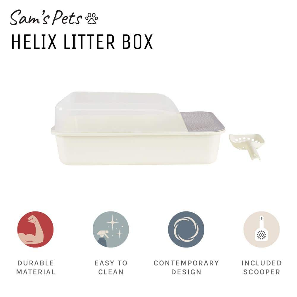 Sam's Pets Helix Litter Box SP-LB1299GY