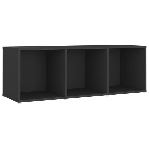 4 Piece TV Cabinet Set Gray Engineered Wood