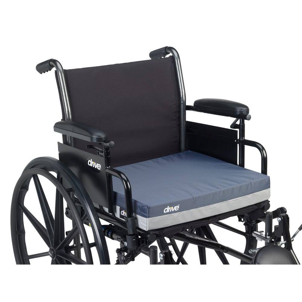 Drive Medical Skin Protection Gel E 3 in. Wheelchair Seat Cushion 14886