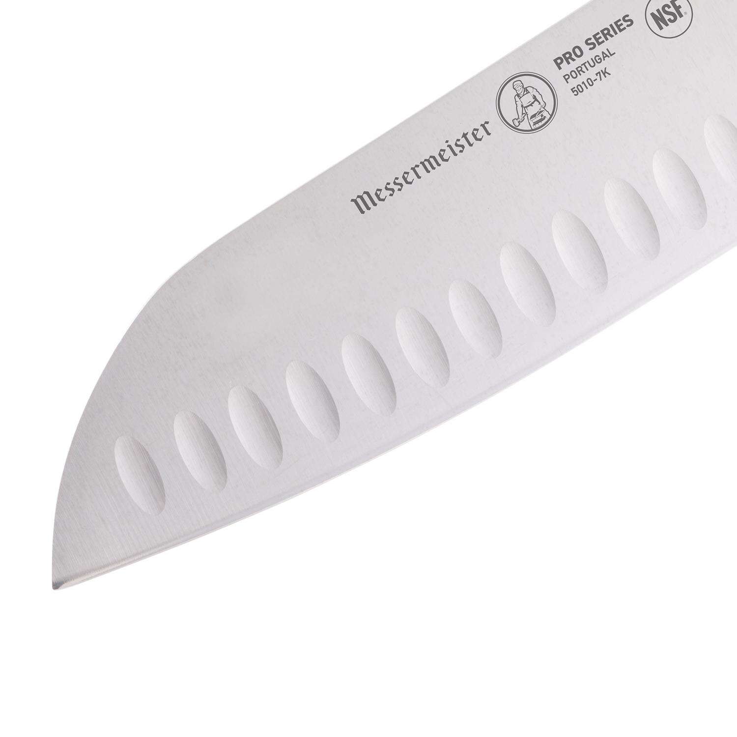 Messermeister Pro Series 7 in. L Stainless Steel Santoku Knife 1 pc