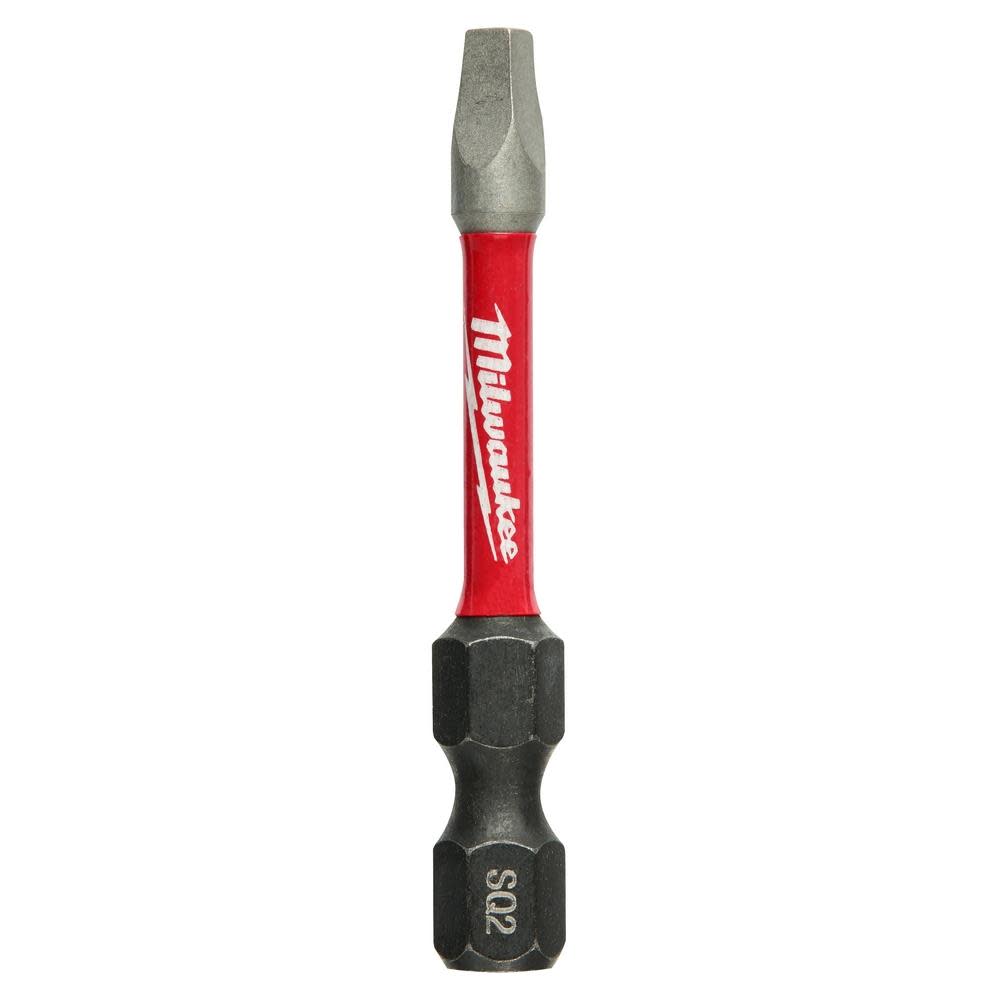 Milwaukee SHOCKWAVE 2 in. Impact Square Recess #2 Power Bits 48-32-4606 from Milwaukee