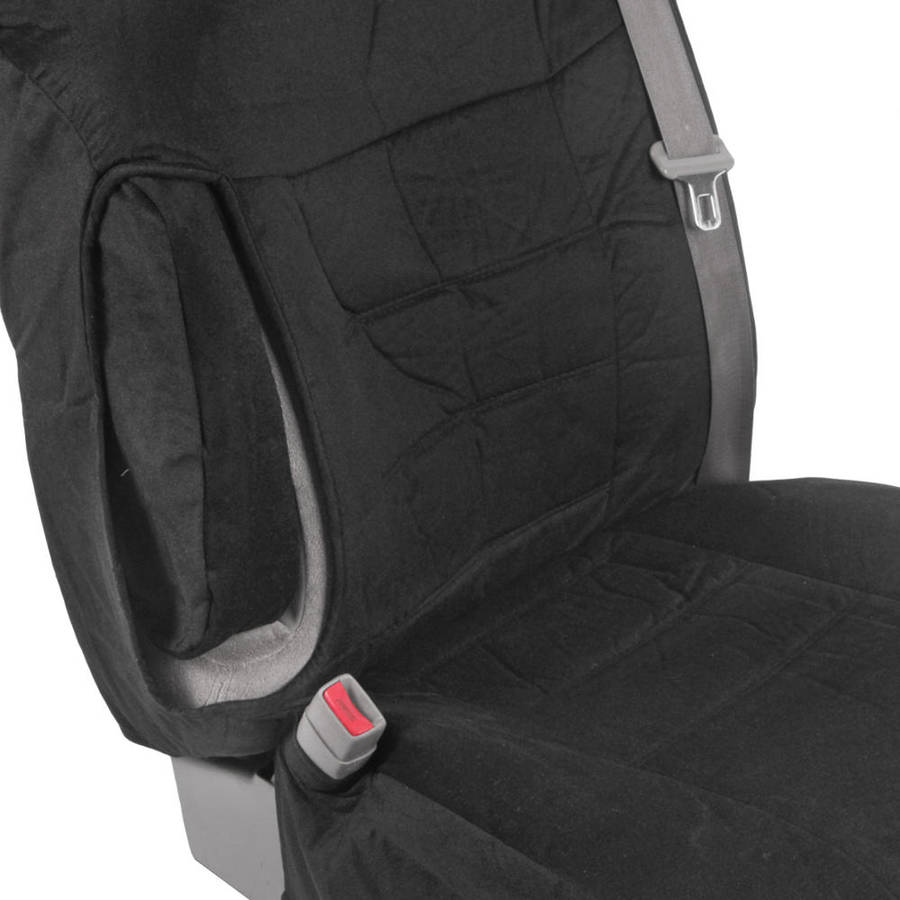 BDK Pickup Truck Seat Covers with Arm Rest and Built in Seat Belt， Encore