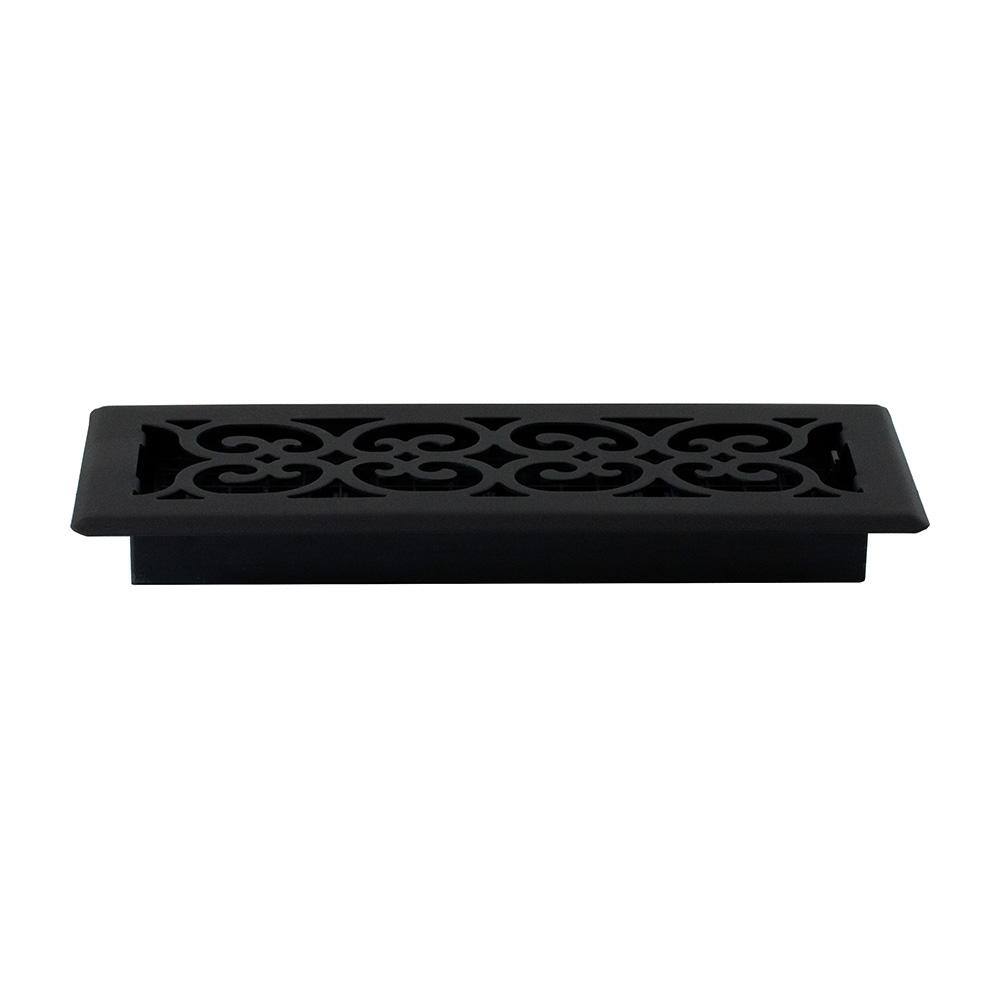 Decor Grates 4 in. x 12 in. Steel Floor Register with Damper Box ST412