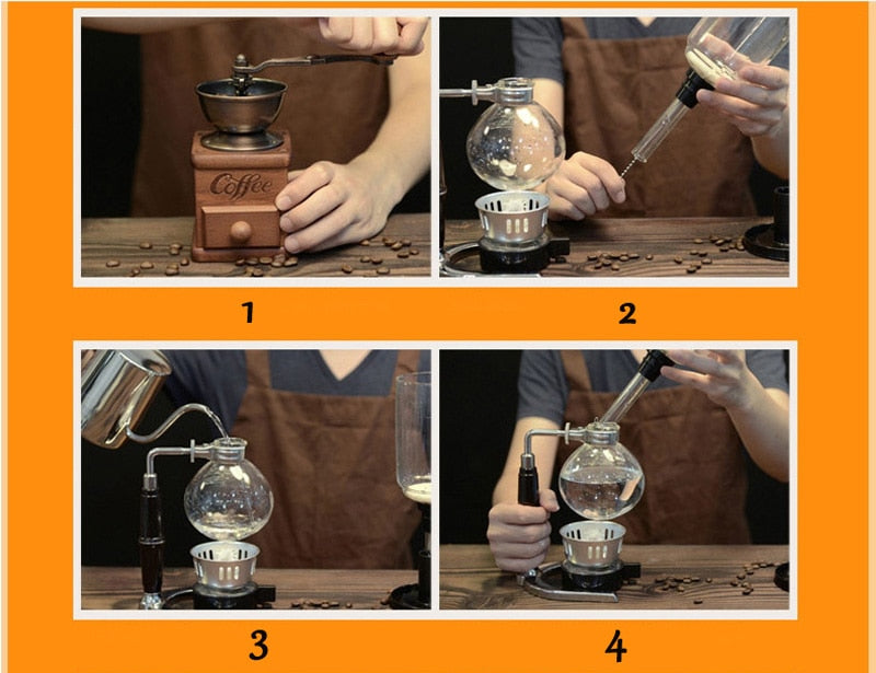 3/5Cups Siphon Coffee Maker