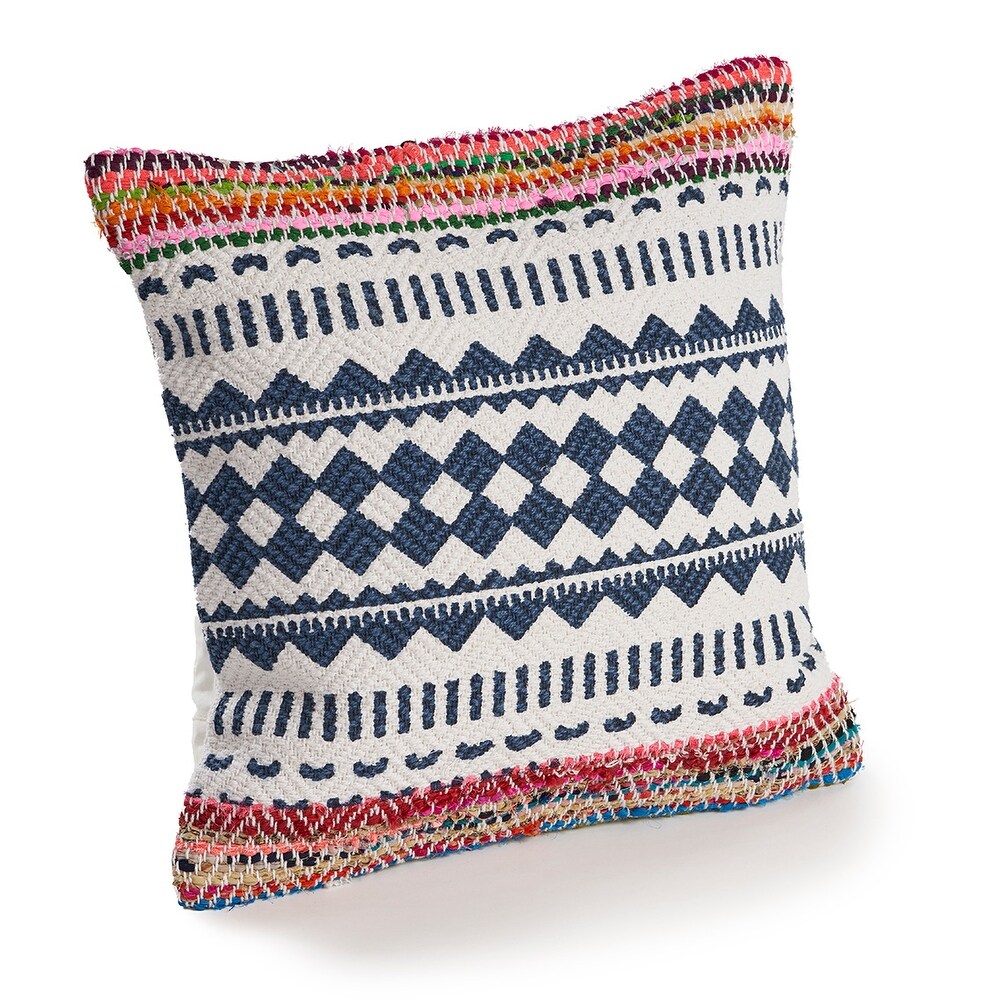 LR Home Geometric Bohemian Throw Pillow 18 inch