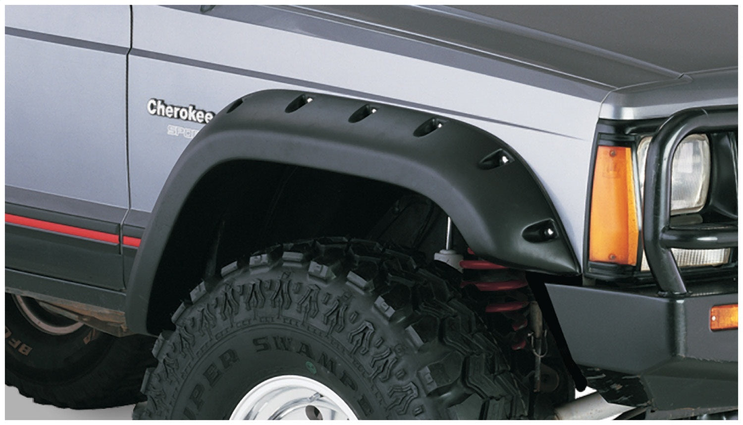 Bushwacker 10911-07 Jeep Cut-Out Fender Flare - Set of 4