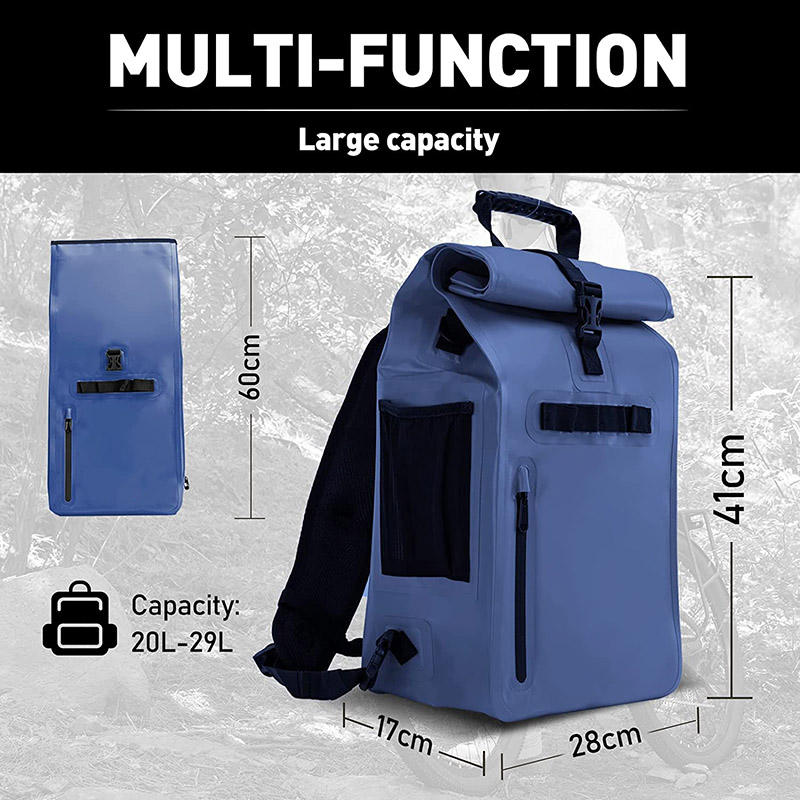 Multi Functional Cycling Bicycle Pannier Bike 100% Waterproof Messenger Backpack 3 In 1 Bicycle Bag