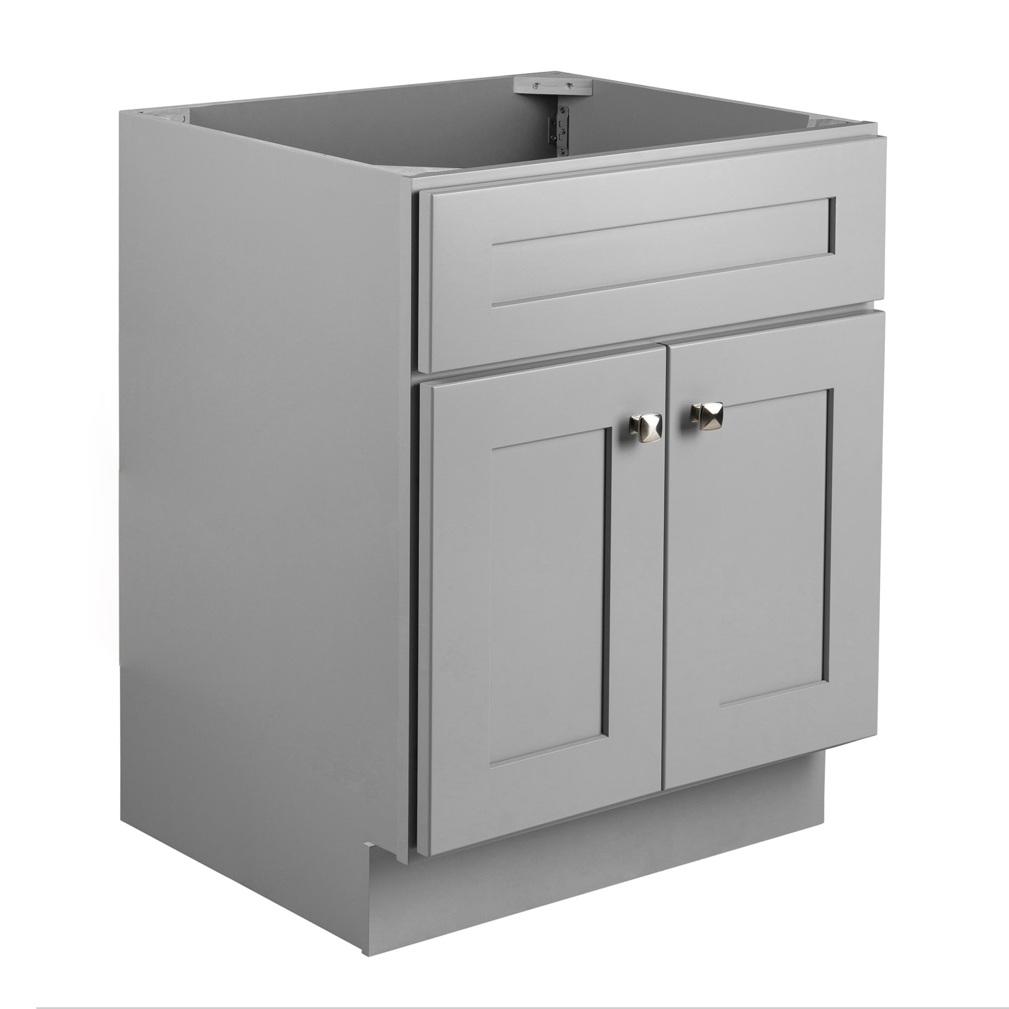 Design House Brookings Ready to Assemble Vanity Without Top in Gray, 24-Inch by 21-Inch